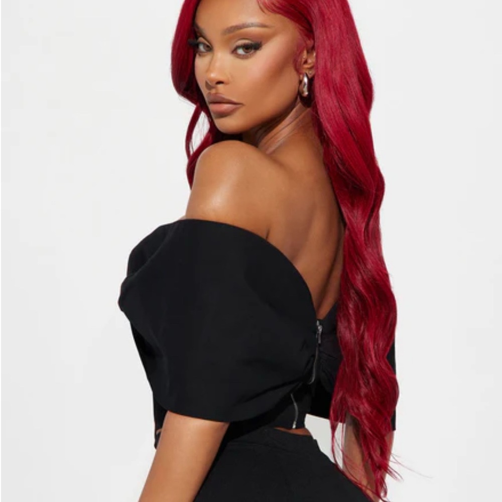 Fashion Nova Black Corset Top
